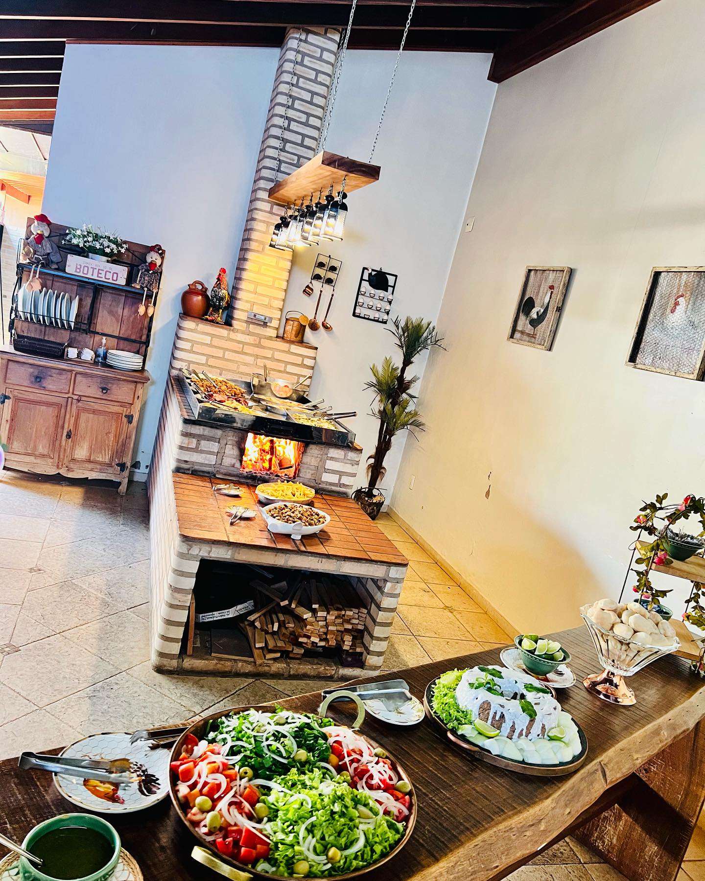 Detalhe de sobremesas